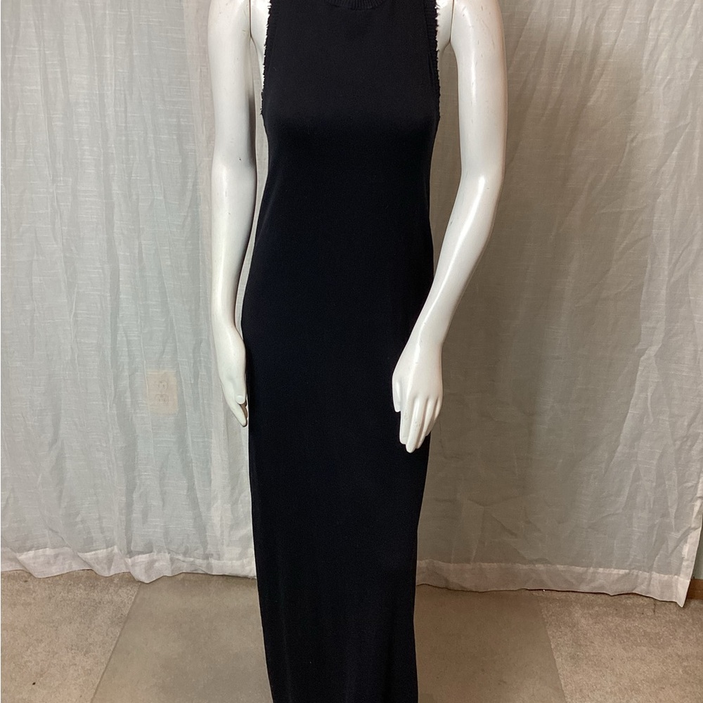 Minnie Rose Black Sleeveless Maxi Dress; Size: S